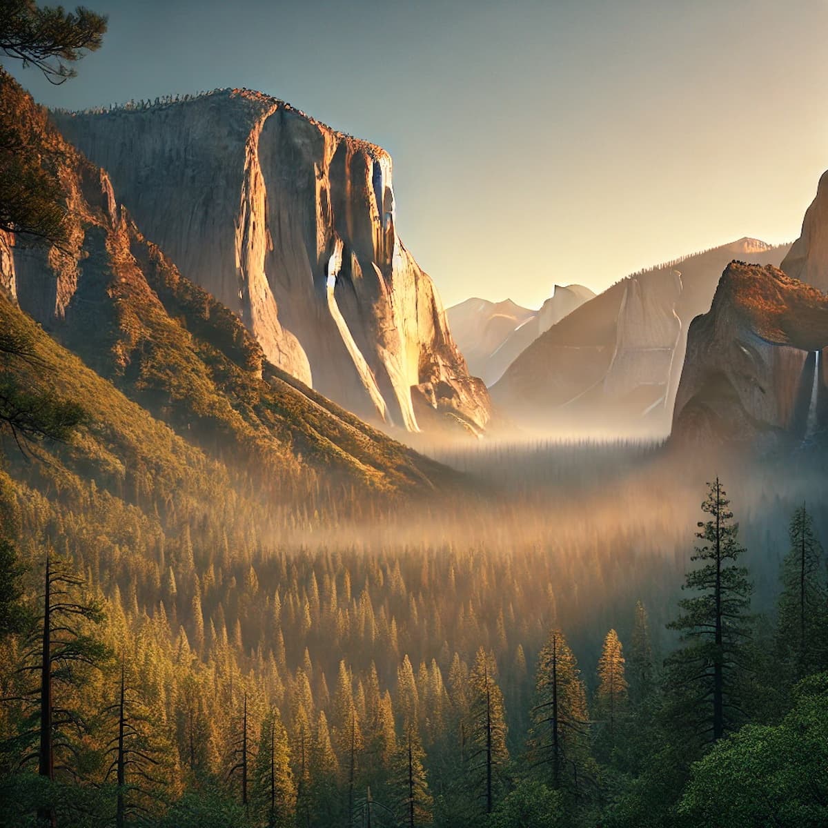 Historic photo or drawing related to John Muir or early Yosemite conservation.